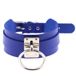 BDSM Handmade Leather Collar - Sissy Panty Shop