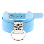 BDSM Handmade Leather Collar - Sissy Panty Shop