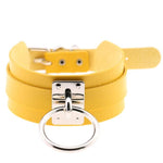 BDSM Handmade Leather Collar - Sissy Panty Shop