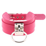 BDSM Handmade Leather Collar - Sissy Panty Shop