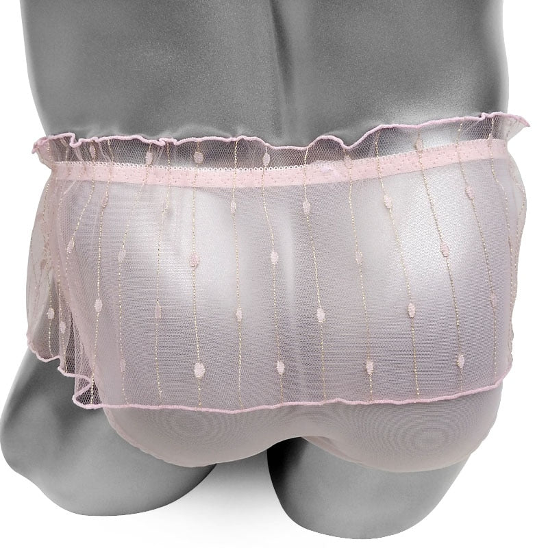 Skirted Mesh Sissy Panties - Sissy Panty Shop