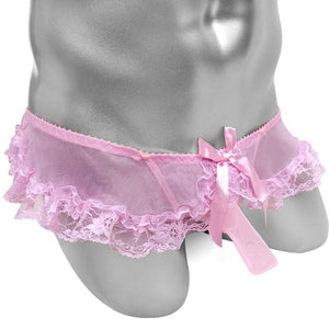 Ruffled Pouch Panties With Penis Sheath - Sissy Panty Shop