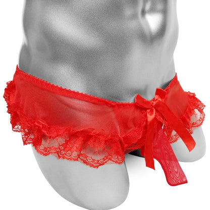 Ruffled Pouch Panties With Penis Sheath - Sissy Panty Shop