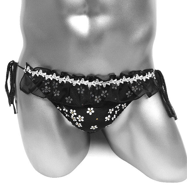 Sissy Panties - Floral Mesh - Sissy Panty Shop