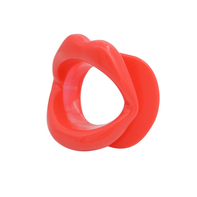 Sex Slave Silicone Lips O Ring Open Mouth Gag - Sissy Panty Shop