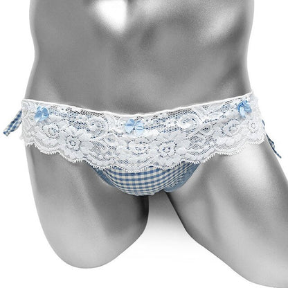 Sissy Panties - Plaid Bowknots - Sissy Panty Shop