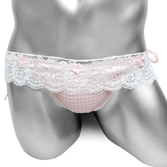 Sissy Panties - Plaid Bowknots - Sissy Panty Shop