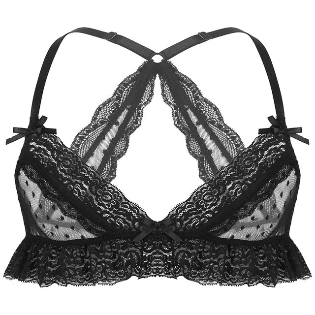 Ruffled Sissy Bra - Sissy Panty Shop