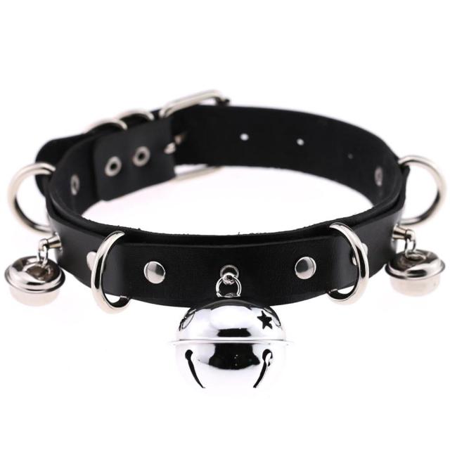 BDSM Neck Collar with Bell - Sissy Panty Shop