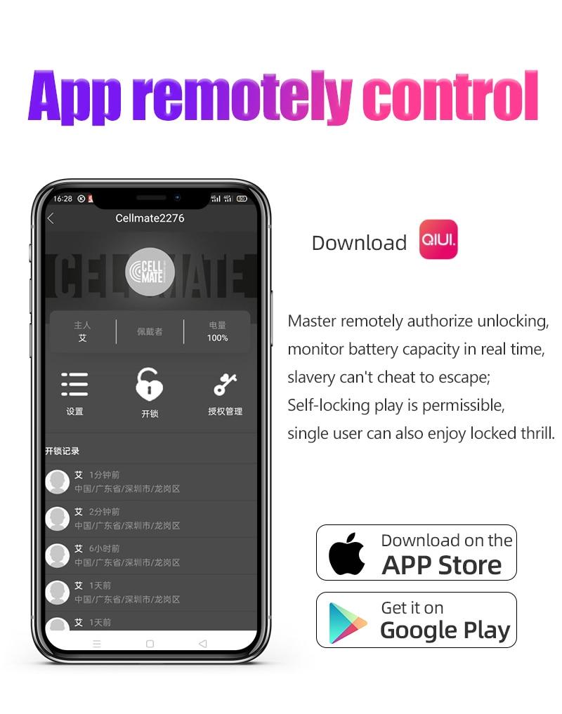 Chaster App Cellmate Chastity Cage App Controlled – Sissy Panty Shop