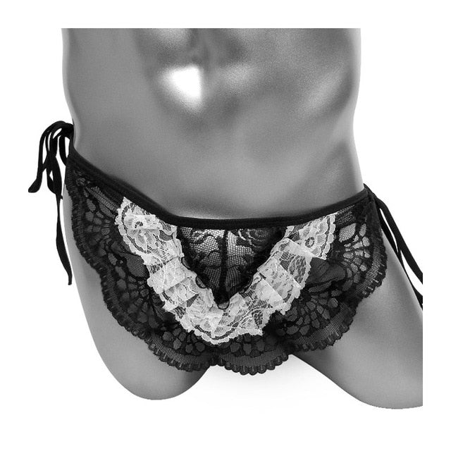 Sissy Maid Crotchless Panties - Sissy Panty Shop