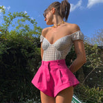 Flirty Hot Pink Shorts - Sissy Panty Shop