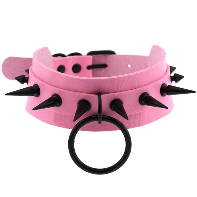 BDSM, DDLG, Submissive Spiked Choker - Sissy Panty Shop