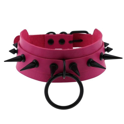 BDSM, DDLG, Submissive Spiked Choker - Sissy Panty Shop