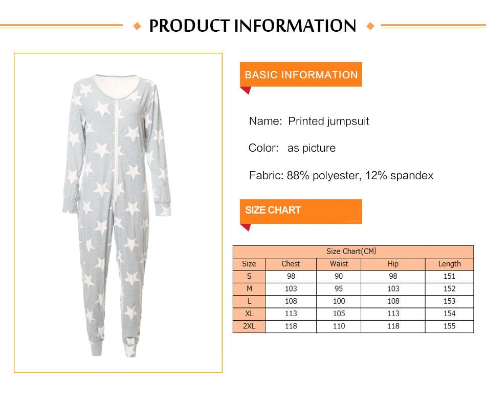 ABDL Start Printed Jumpsuit - Sissy Panty Shop