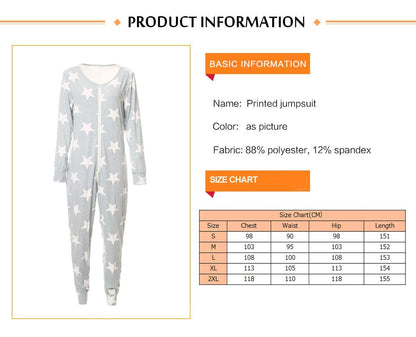 ABDL Start Printed Jumpsuit - Sissy Panty Shop