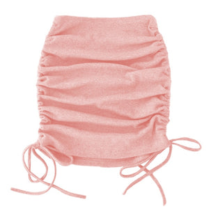 Slutty Side Drawstring Mini Skirt - Sissy Panty Shop
