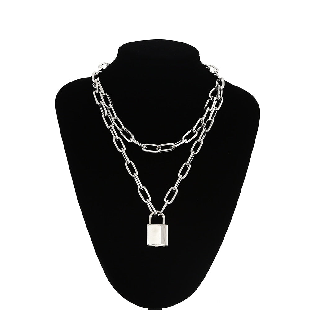 BDSM, DDLG Submissive Necklace with Padlock - Sissy Panty Shop