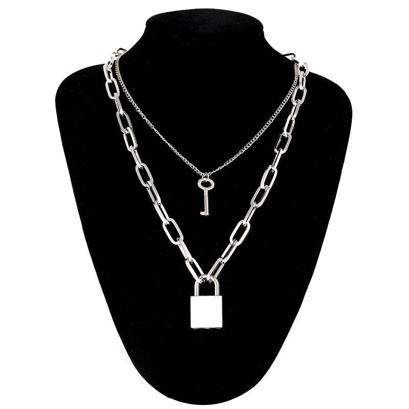 BDSM, DDLG Submissive Necklace with Padlock - Sissy Panty Shop