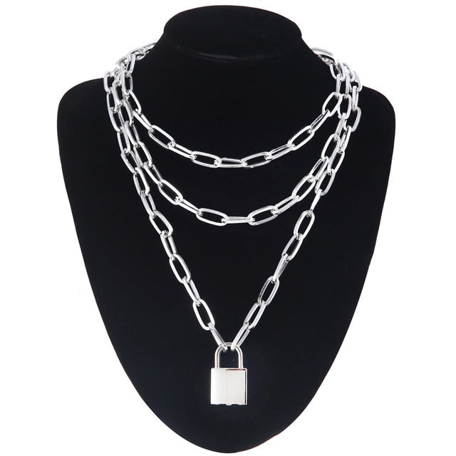 BDSM, DDLG Submissive Necklace with Padlock - Sissy Panty Shop