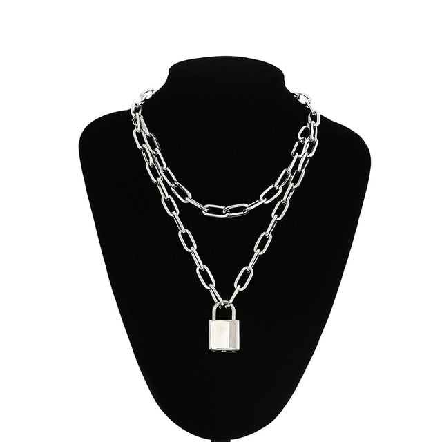 BDSM, DDLG Submissive Necklace with Padlock - Sissy Panty Shop