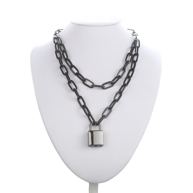 BDSM, DDLG Submissive Necklace with Padlock - Sissy Panty Shop