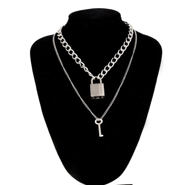 BDSM, DDLG Submissive Necklace with Padlock - Sissy Panty Shop
