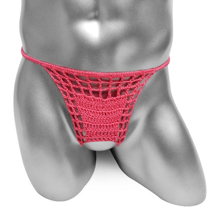 Knitted Crotchless Thong - Sissy Panty Shop