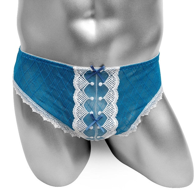 "Sissy Rose" Sheer Briefs - Sissy Panty Shop