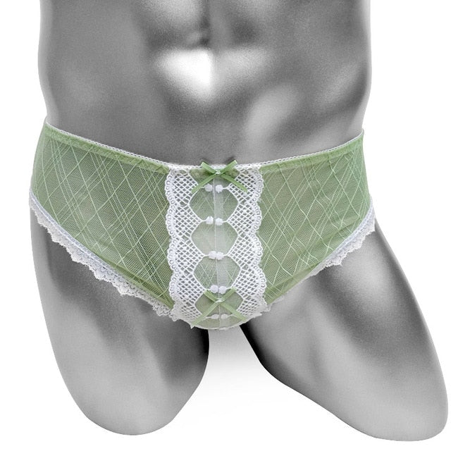 "Sissy Rose" Sheer Briefs - Sissy Panty Shop