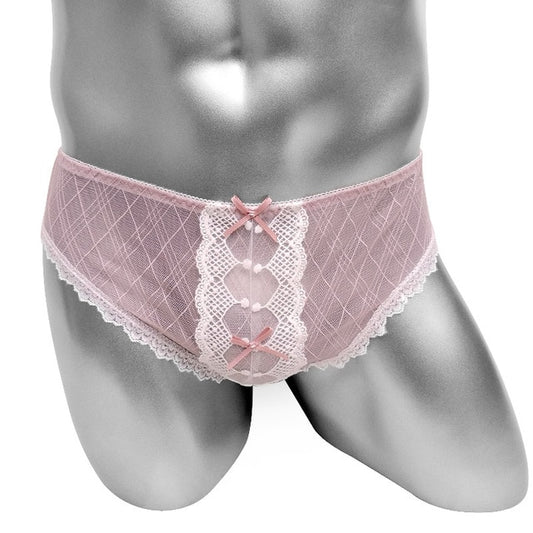 "Sissy Rose" Sheer Briefs - Sissy Panty Shop