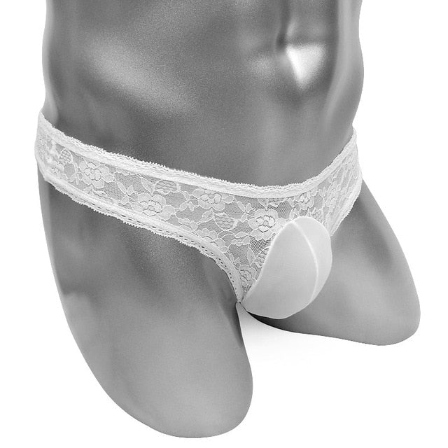 "Sissy Olivia" Floral Lace Thong - Sissy Panty Shop
