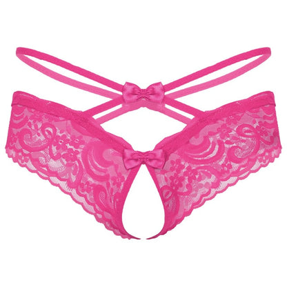 "Sissy Mary" Pink Bowknot Thong - Sissy Panty Shop