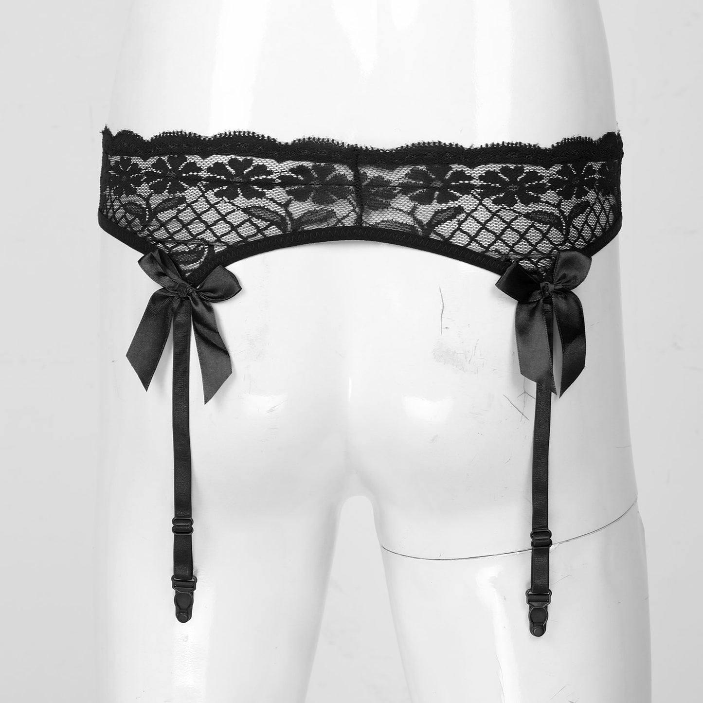 "Sissy Lola" Bowknot Garter Belt - Sissy Panty Shop