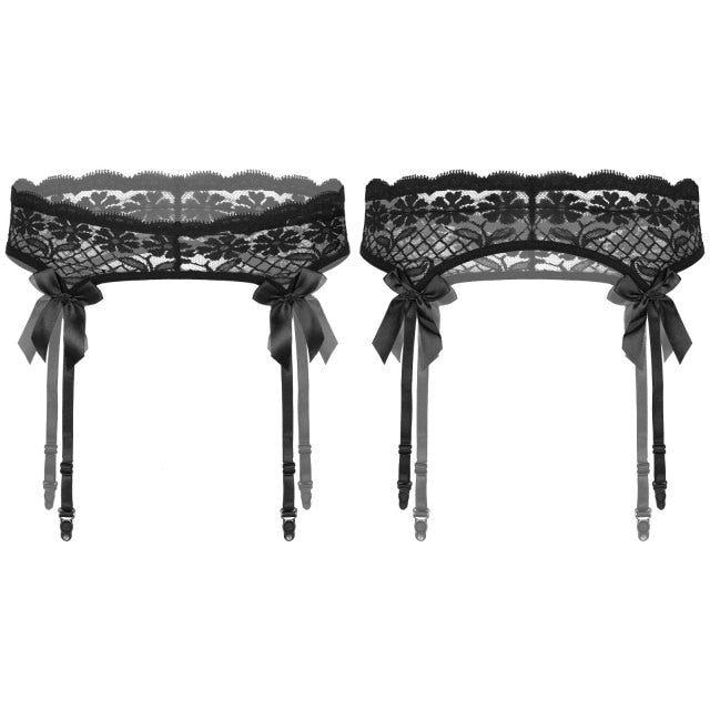 "Sissy Lola" Bowknot Garter Belt - Sissy Panty Shop