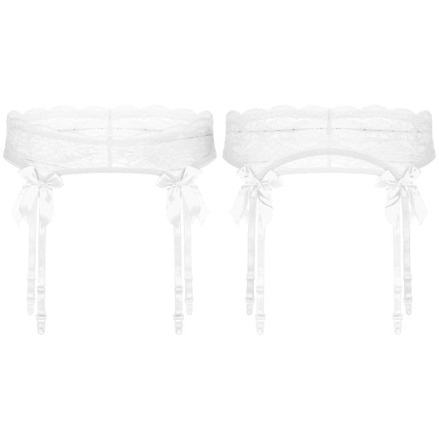 "Sissy Lola" Bowknot Garter Belt - Sissy Panty Shop