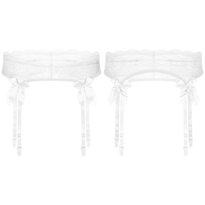 "Sissy Lola" Bowknot Garter Belt - Sissy Panty Shop