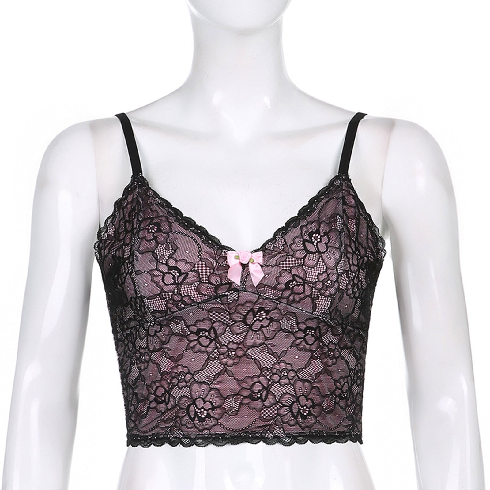 "Sissy Lorena" Lace Crop Top - Sissy Panty Shop