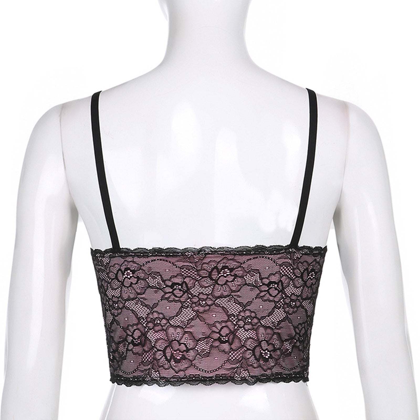 "Sissy Lorena" Lace Crop Top - Sissy Panty Shop