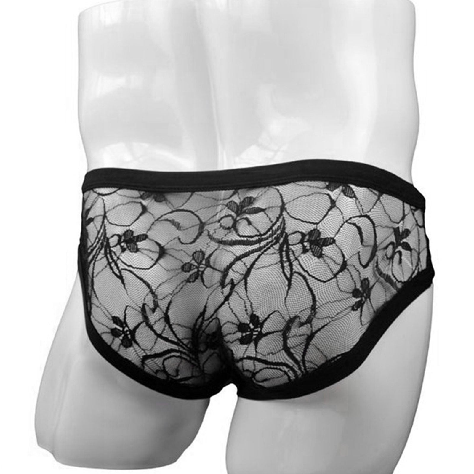 "Slutty Nora" Sheer Floral Panties - Sissy Panty Shop