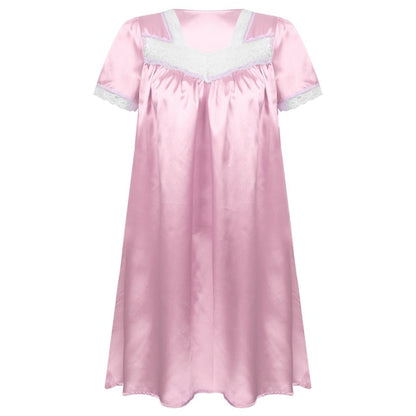 "Sissy Olga" Satin Nightgown - Sissy Panty Shop