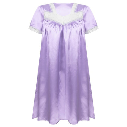 "Sissy Olga" Satin Nightgown - Sissy Panty Shop