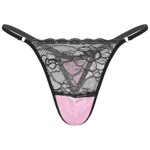 "Sissy Alice" Lace Thong - Sissy Panty Shop