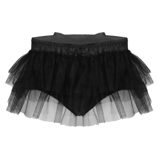 "Sissy Paula" Skirted Bow Panties - Sissy Panty Shop