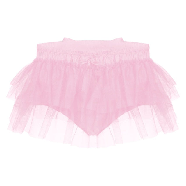 "Sissy Paula" Skirted Bow Panties - Sissy Panty Shop