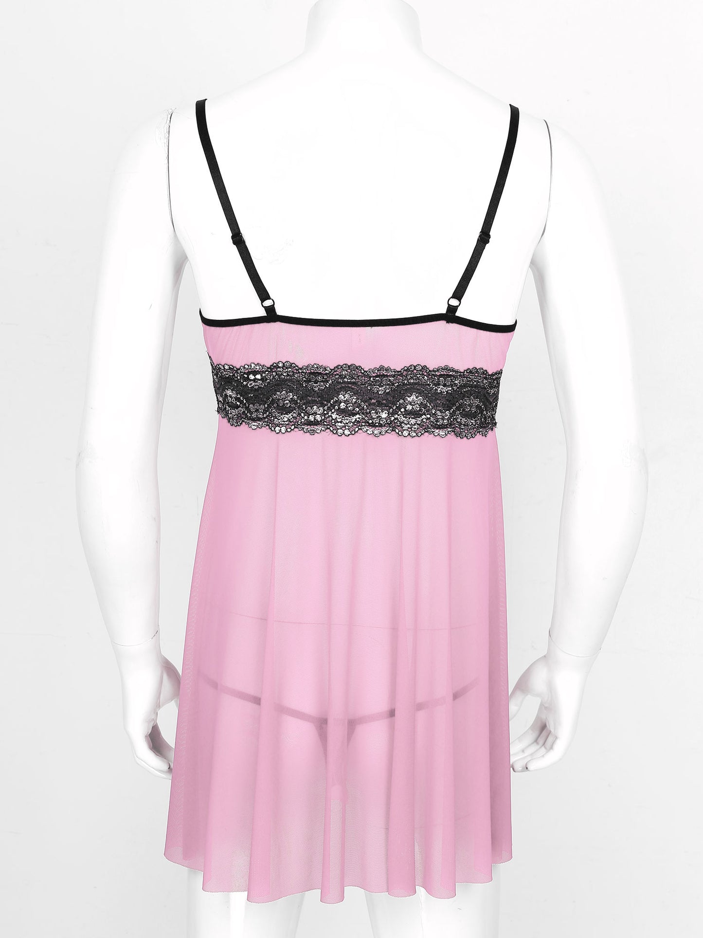 "Sissy Fiona" Sheer Lace Babydoll - Sissy Panty Shop