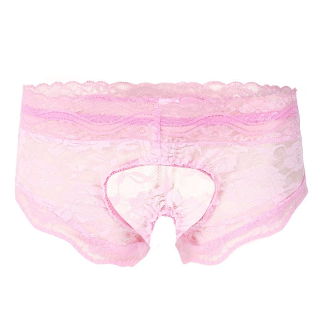 "Slutty Jane" Crotchless Panties - Sissy Panty Shop