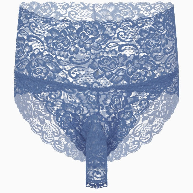 "Naughty Sissy" See-Through Lace Briefs - Sissy Panty Shop