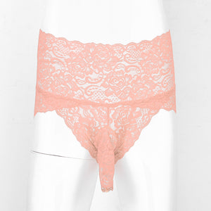 "Naughty Sissy" See-Through Lace Briefs - Sissy Panty Shop