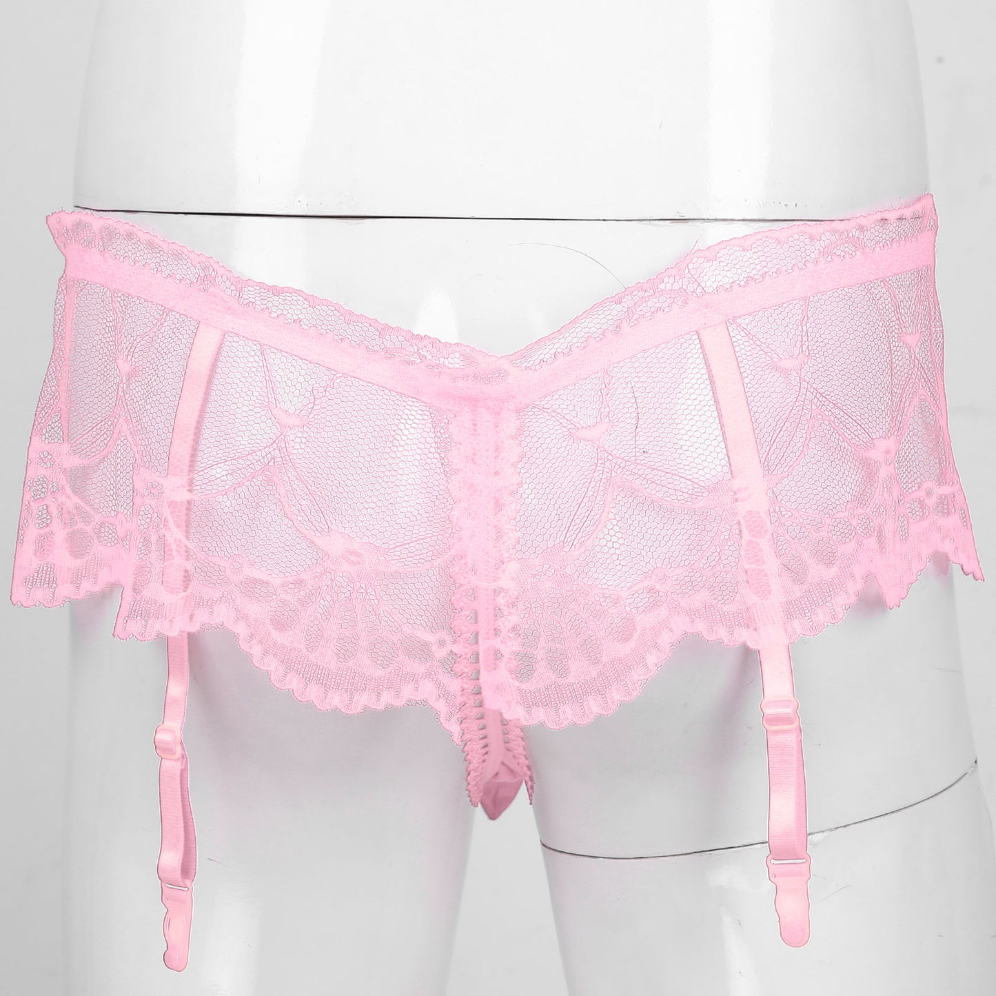 Pouch Bowknot Garter Belt - Sissy Panty Shop